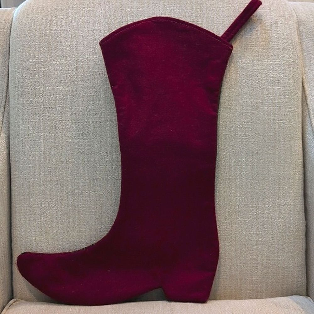 Cowboy Boot Western Christmas Stocking - Picture 6 of 9